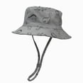thumbnail image 4 of TOWED22 Baby Sun Hat Toddler Boys Girls Bucket Hats Kids UPF 50+ Sun Protection Summer Beach Hats(Grey,3-4 Y), 4 of 4