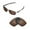 Brown, variant on Walleva Ice Blue Polarized Replacement Lenses for Oakley Tinfoil OO4083 Sunglasses