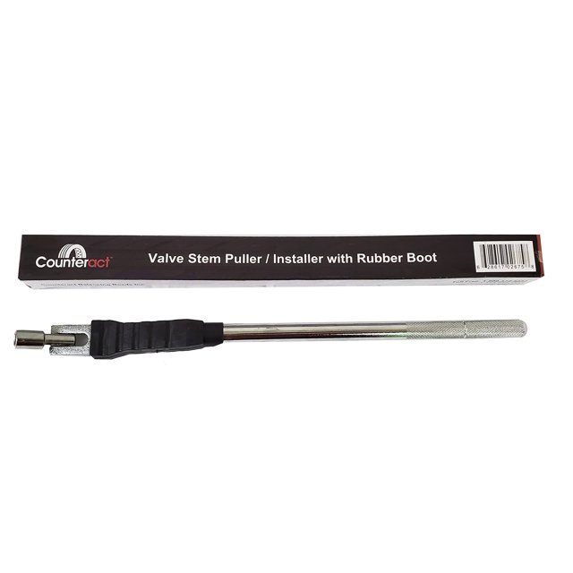 Extractor/instalador de vástago de válvula de neumático Counteract con funda de goma