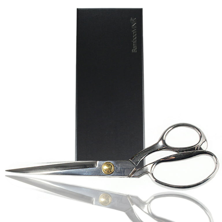 JubileeYarn Professional Fabric Scissors - Heavy Duty Carbon Steel - 10  Black - 3 Pairs