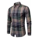 thumbnail image 1 of Camisa De Hombre A Cuadros Con Botones, 1 of 8