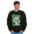 thumbnail image 3 of Popeye Characters Kanji Comic Panel Men's Crewneck Sweatshirt Brisco Brands M, 3 of 6