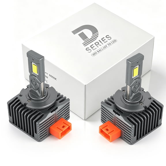 2PCS D3S 6000K 66340 66340HBI 42403 42302 LED HEADLIGHT BULBS SET white