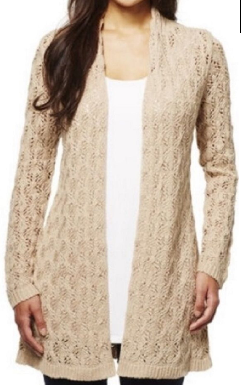 Cardigan Femme Vert Leo & Nicole Taille L - Un Bouton, Occasion Très Bon état