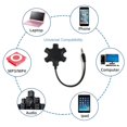 thumbnail image 3 of Divisor de audio JWCE 3 adaptador 5 vias jack 3.5 mm compatible con Samsung Huawei, 3 of 5