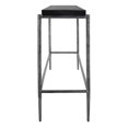 thumbnail image 4 of Uttermost Crescendo Contemporary Metal & Concrete Console Table in Silver/Black, 4 of 7