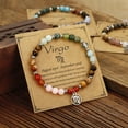 thumbnail image 6 of NICKSUN Zodiac Bracelets for Women Men 12 Constellations Crystal Stretch Bracelet Zodiac Sign Natural Stone Beaded Bracelet Jewelry Birthday Gift, 6 of 7