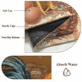 thumbnail image 6 of 2'x6' Rug Runners for Hallways Kitchen, Retro Rooster Non Slip Entryway Beside Floor Carpet Runner, Pastoral Animals Watercolor Botanical Washable Laundry Room Bedroom Throw Rugs Mat for Family Pet, 6 of 8