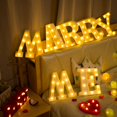 thumbnail image 3 of Luces LED decorativas con letras del alfabeto, lámpara luminosa con número, luz nocturna, fiesta de propuesta de boda, decoración de dormitorio de bebé, 3 of 4