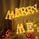 thumbnail image 4 of Luces LED con letras del alfabeto, señal de marquesina, número, lámpara de decoración, luz nocturna para fiesta, dormitorio, boda, cumpleaños y Navidad, 16cm, 4 of 4