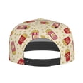 thumbnail image 2 of Kdxio Cartoon Popcorn Print Snapback Hat for Men Women,Adjustable Baseball Cap, 2 of 7