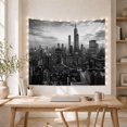thumbnail image 5 of Spired Tower Above City Buildings with Light Rays, Dramatic Minimalist for Cityscape Fans, Urban Wall Art, Housewarming Gift, Tapestry Wall Hanging for Bedroom and Living Room, 5 of 7