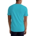 thumbnail image 2 of Hat and Beyond Mens Heavyweight Basic Short Sleeve V-Neck T-Shirts Solid Color, Up to 5XL, 2 of 6