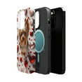 thumbnail image 2 of DistinctInk Tough Case for Apple iPhone 15 PRO (6.1" Screen), Compatible with MagSafe Charging - Valentine's Day Silky Terrier, 2 of 6