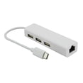 thumbnail image 1 of USB 3.1 Type-C to USB 3.0 3 Ports Hub Highspeed Ethernet Internet Adapter C, 1 of 6
