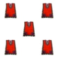 thumbnail image 2 of maskred Robe de Vacances de Plage de Mode pour Femmes Boho Ethnique Élégante Robe en Vrac Orange 5Set, 2 of 6