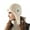 Beige, variant on Winter Down Hats for Women Men Lightweight Windproof Ear Flap Trapper Cap Brimless Outdoor Warm Ski Hat