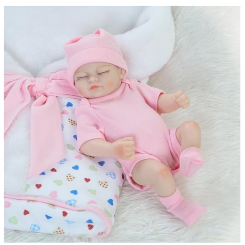 Doll Silicone Reborn Baby Dolls Toys Big Dolls for Girls Baby Dolls with Cloth