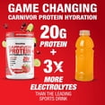 thumbnail image 3 of Bebida hidratante proteica en polvo MuscleMeds Carnivor 20g, 3 of 6