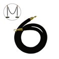 thumbnail image 2 of Barrier Rope Black Stanchion Velvet Rope Barrier 59.0 inch, 2 of 7