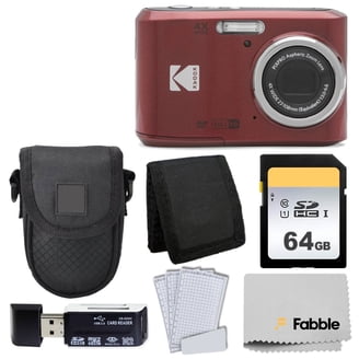 Kodak, Digital Camera, FZ55 Red, 5x Optical Zoom, 16MP, 1080p HD
