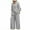 A01-Gray, variant on Bloomae Womens 2 Piece Outfits Casual Long Sleeve Button Down V Neck Tops Loose Wide Leg Pants Linen Lounge Sets Tracksuits Travel Outfits with Pockets A01-Yellow S