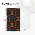 thumbnail image 4 of YFYANG Absorbent Towel, Soft Skin-Friendly Abstract Texture Washcloth Bath Towel, Suitable for All Skin, 27.5 x 16-inch, 4 of 7