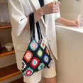 thumbnail image 2 of CoCopeaunt Crochet Tote Bag Aesthetic Boho Knitted Bag Floral Crochet Hobo Bag Purse Cute Fairycore Shoulder Bag for Women, 2 of 6