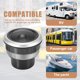 thumbnail image 5 of 2uds Aire Acondicionado Ventilación Salida para Coche RV Redondo Plateado Tono Negro, 5 of 7