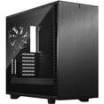 thumbnail image 3 of Fractal Design Define 7 Black Brushed Aluminum / Steel E-ATX Silent Modular Dark Tinted Tempered Glass Window Mid Tower Computer Case, 3 of 9