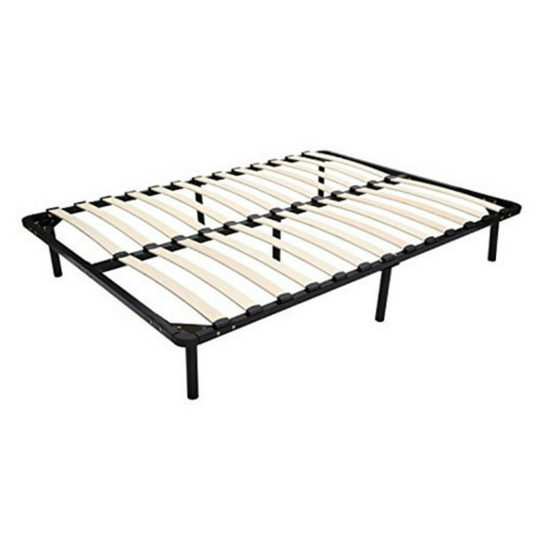 Homcom Wood Slat Platform Bed Frame, Wooden Slat Simple Base Bed Frame Pragma Bed