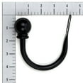 Mainstays Ball Curtain Holdback Black, Set of Two