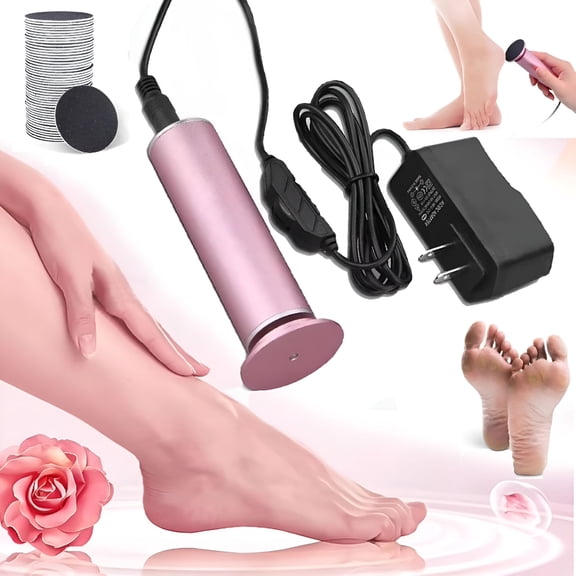 XIRQI Electric Callus Remover,Foot Callus Remover with 60 Sanding Discs,Professional Adjustable Speed Electric Foot File Pedicure Tool for Dead Dry Crack Calluses