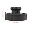 thumbnail image 2 of Unique Bargains Radiator Cap Coolant Tank Expansion Cover Black Fit for Land Rover LR2 2008-2015, 2 of 4