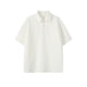 thumbnail image 1 of Blusa y camisa de manga corta con cuello vuelto para hombre, fina, holgada, ventilada, de color liso, con solapa y estampado de tela, blusa de manga corta para hombre, poliéster, 1 of 3