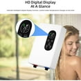 thumbnail image 4 of JahyShow Instant Hot Tankless Water Heater Electric Boiler for Shower Bathroom 110V 3400W, 4 of 13