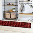 thumbnail image 4 of Dreamtimes Plaid Hearts Valentines Day Hallway Runner Rug 2'x6' Kitchen Rug with Rubber Backing Red and Black Non Slip Entryway Rug Runner Washable Soft Area Rug for Hallway Bedroom Kitchen Decor, 4 of 6
