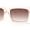 Peach - Brown, variant on Womens Mod Rectangle Chic Fashion Minimal Thick Plastic Sunglasses Neon Green - Light Black