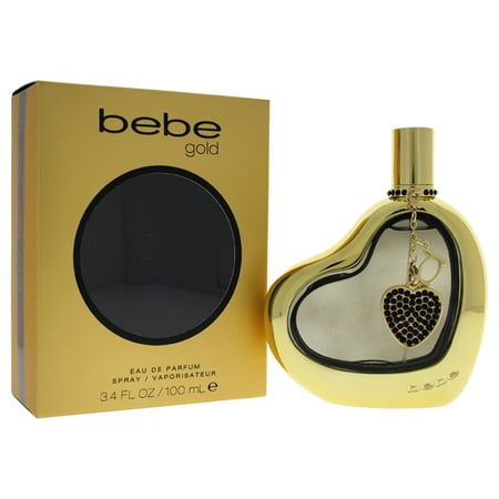 bebe Gold Eau de Parfum, Perfume for Women, 3.4 Oz