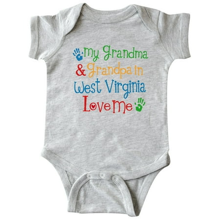 

Inktastic West Virginia Grandma Loves Me Gift Baby Boy or Baby Girl Bodysuit