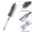 thumbnail image 4 of Uxcell 304 Stainless Steel Bore Brush Cleaning Twisted Wire Brush with Handle 1/4" Hex Shank for Tubes Ports Bearings Silver 18mm 5pcs, 4 of 6