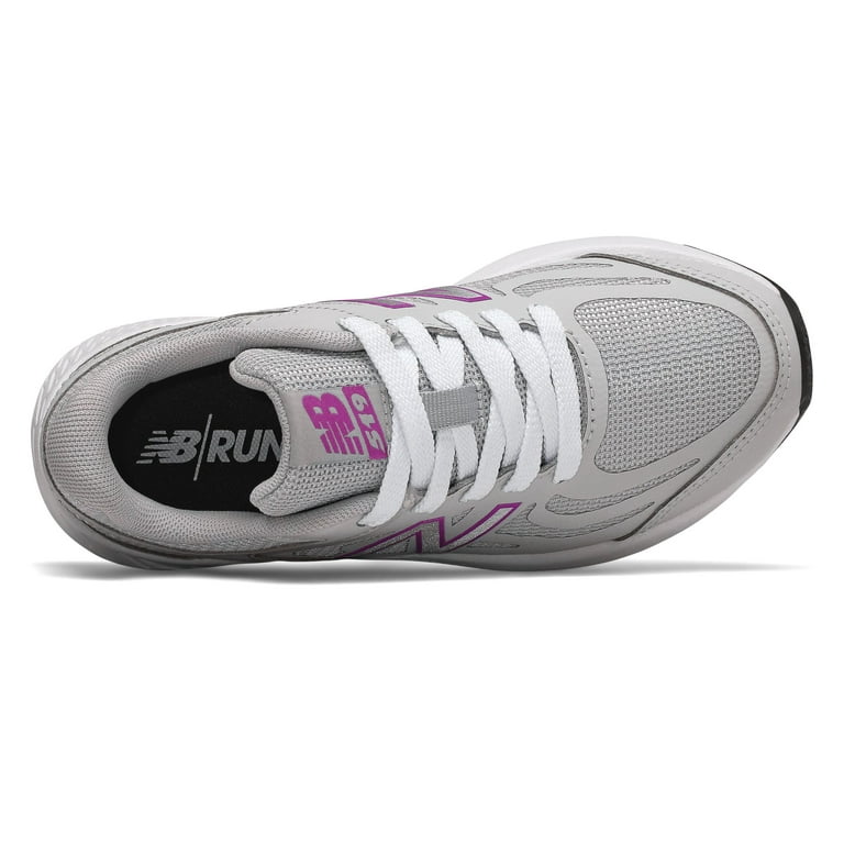 New Balance Kid s 519 Big Kids Female Shoes Grey with Purple Walmart