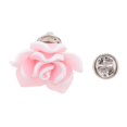 thumbnail image 3 of Mujeres Hombres Flor Broche de Solapa Insignia Pin de Lazo de de Bodas Accesorio Rosado, 3 of 8