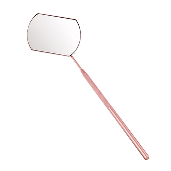 Minnieouse Stainless Steel Mirror for Checking Eyelash Tools Applying Extension Pinceles de maquillaje y herramientas Rosa