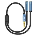 thumbnail image 1 of Adaptador de conector Headset Splitter MillSO de 3,5 mm para 2 TRRS, 1 of 9