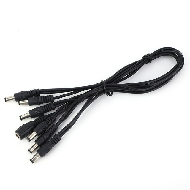 Cable adaptador de pedal de efecto Jadeshay OD09 1 A 6 para guitarra eléctrica