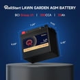 thumbnail image 2 of U1 Lawn Mower Battery, 12V 300CCA Maintenance-Free AGM SLA Starting Battery for Garden Tractors, Riding Lawn Mowers, Outdoor Power Equipment, Dimensions 7.29" L x 4.93" W x 6.42" H, 2 of 6