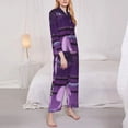 thumbnail image 4 of Lsque inside out 2 Pattern Long Sleeve Pajama Set for Women - Soft 2-Piece Sleepwear and Loungewear Set with Pockets, Comfy Nightwear, 4 of 8
