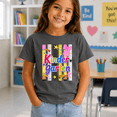 thumbnail image 5 of Godmerch Kindergarten Back to School Shirt for Kids Colorful School Icons Graphic T Shirt, 5 of 6