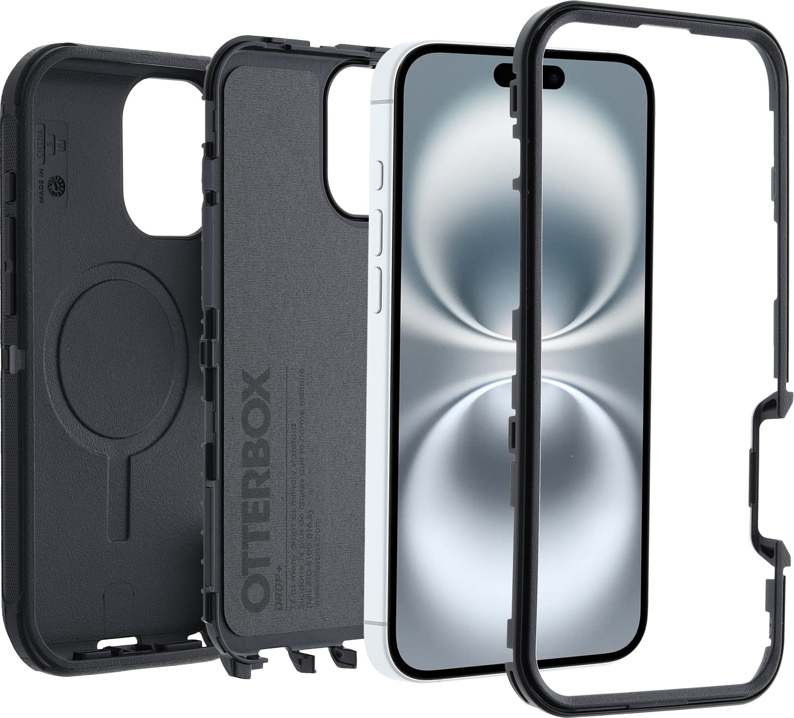 OtterBox Defender Series Pro Case for MagSafe for iPhone 16 Plus - Black -  Walmart.com